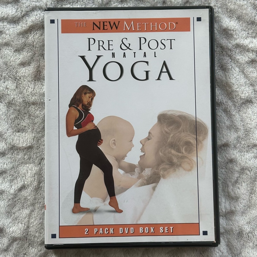 ✨EUC✨The New Method Pre & Post Natal Yoga” 2pk DVD Box Set